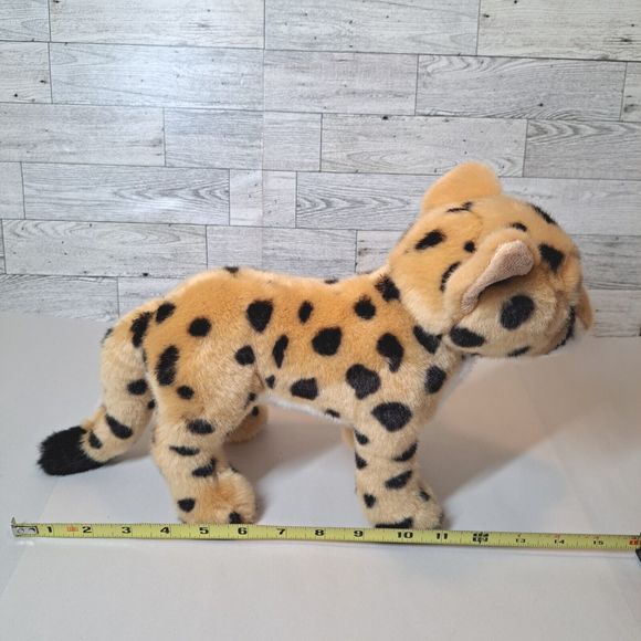 Adventure Planet CHEETAH LEOPARD Big Cat Plush Stuffed Toy Furry - Picture 13 of 13